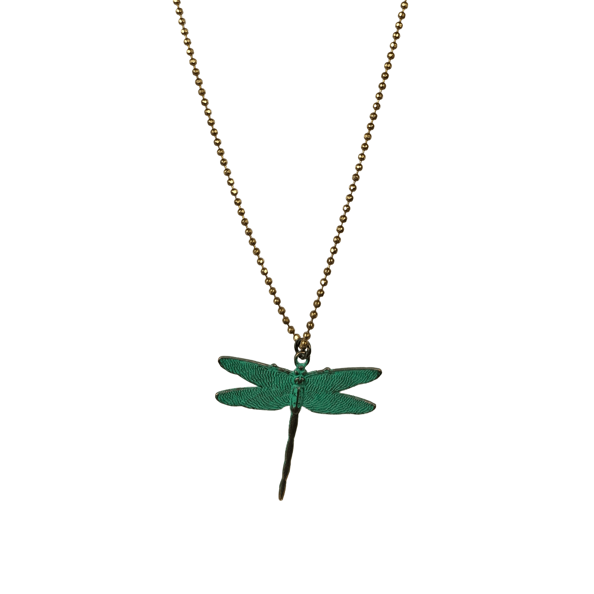 Patina Dragonfly Necklace - Jewelry - Hello From Portland