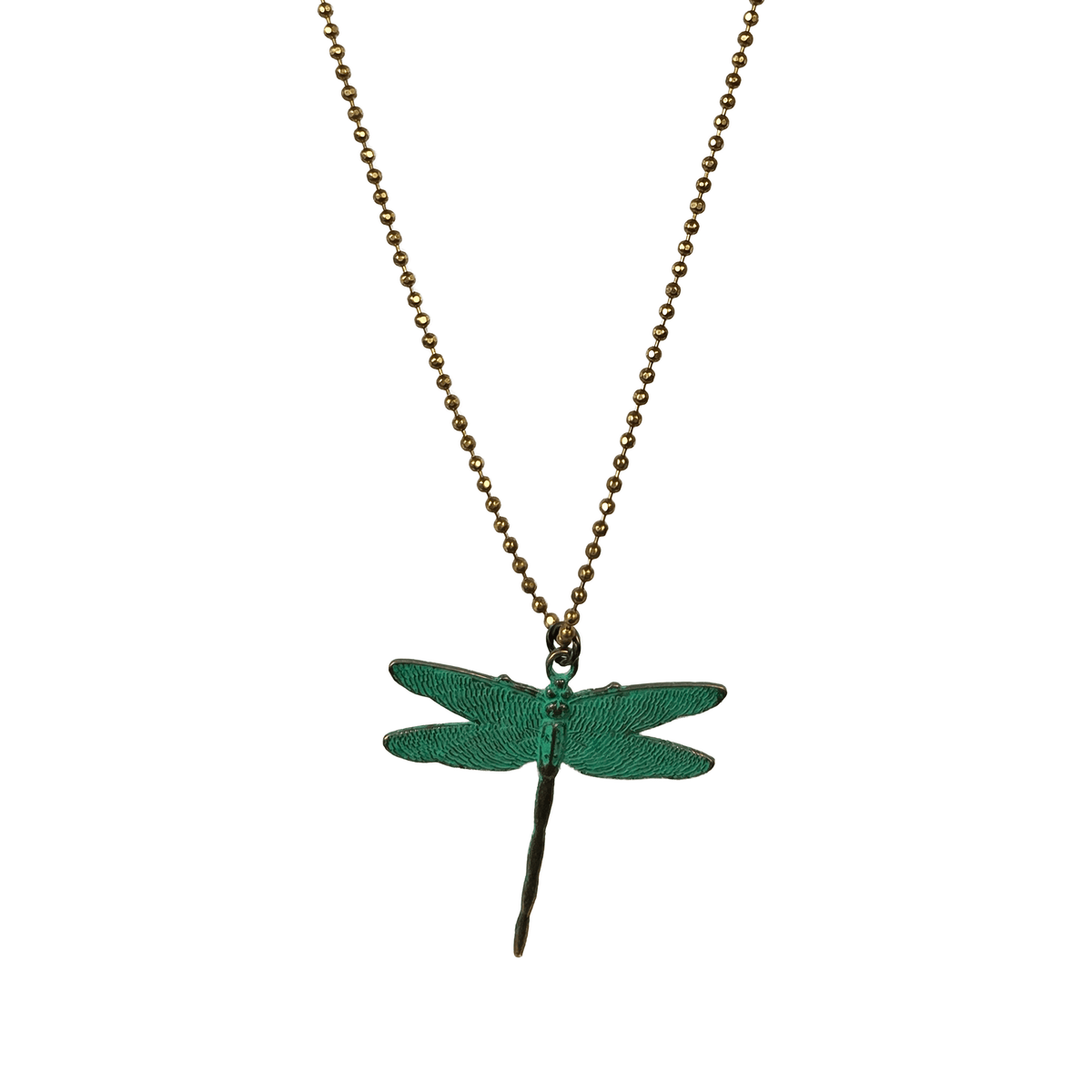 Patina Dragonfly Necklace - Jewelry - Hello From Portland