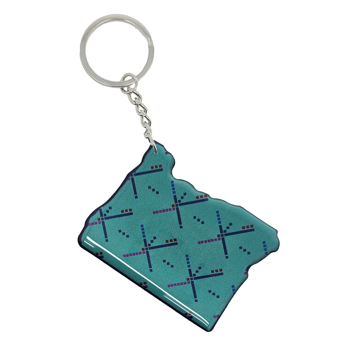 PDX Carpet State Keychain - Keychains - Hello From Portland