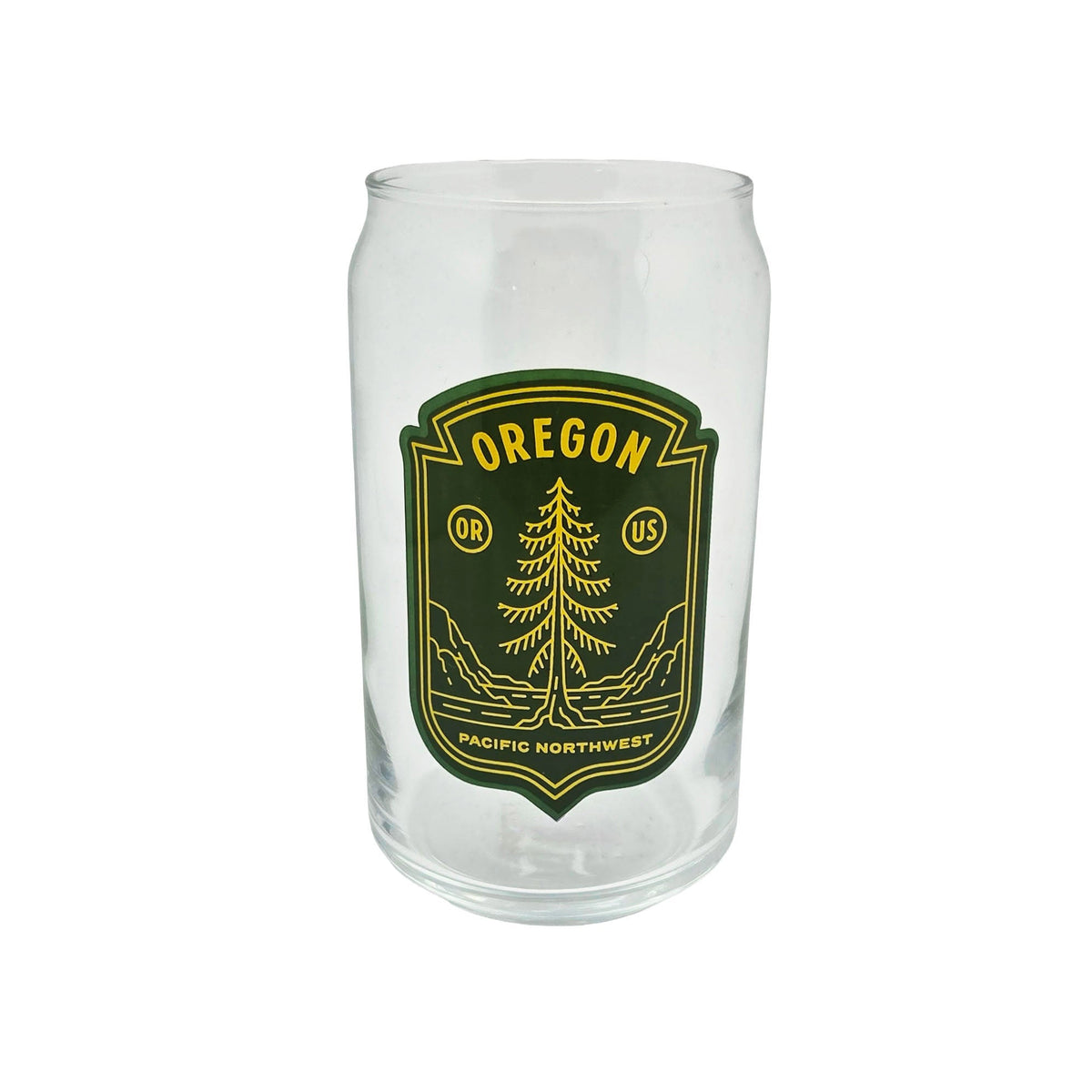 PNW Badge Can Glass