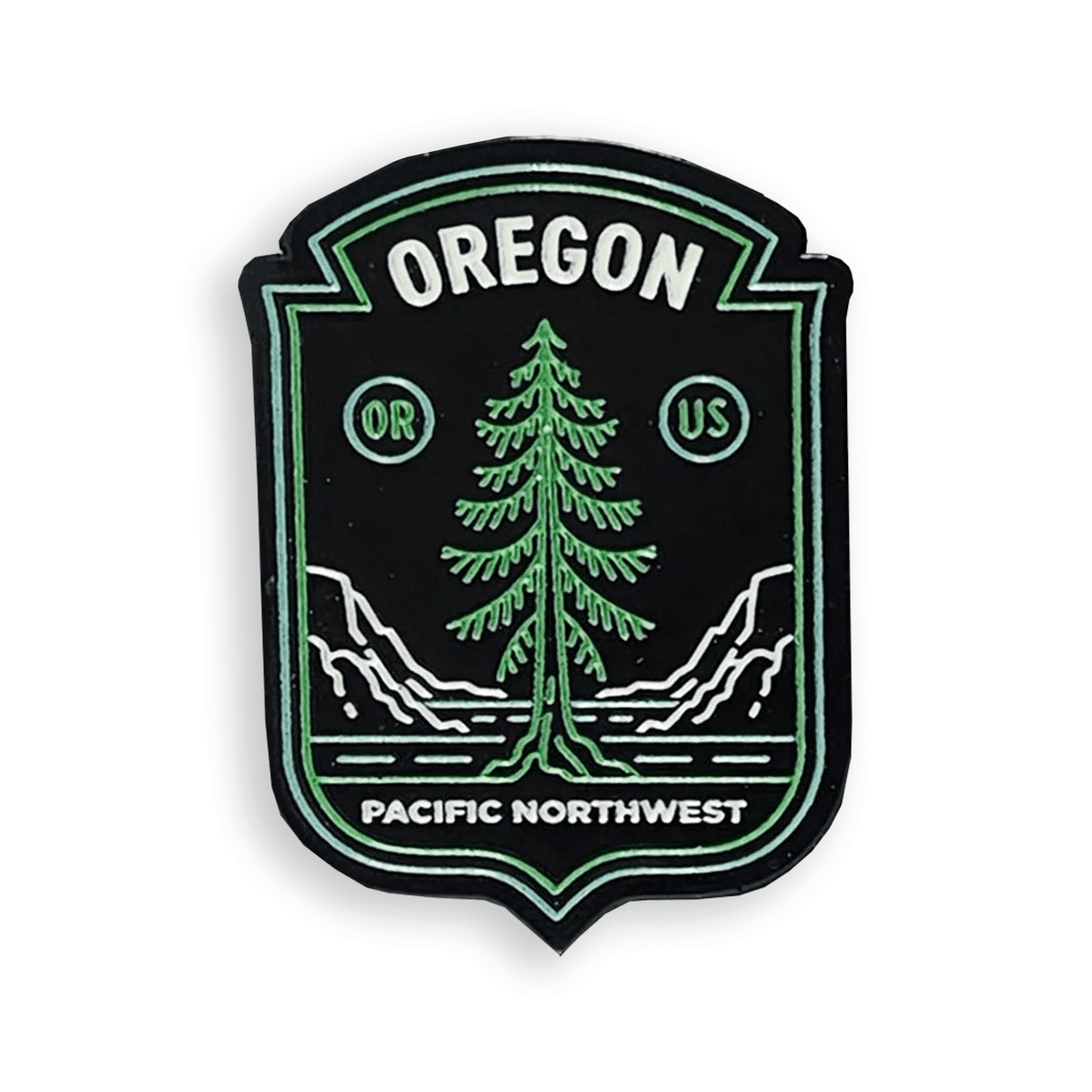 PNW Badge Pin - Enamel Pins - Hello From Portland