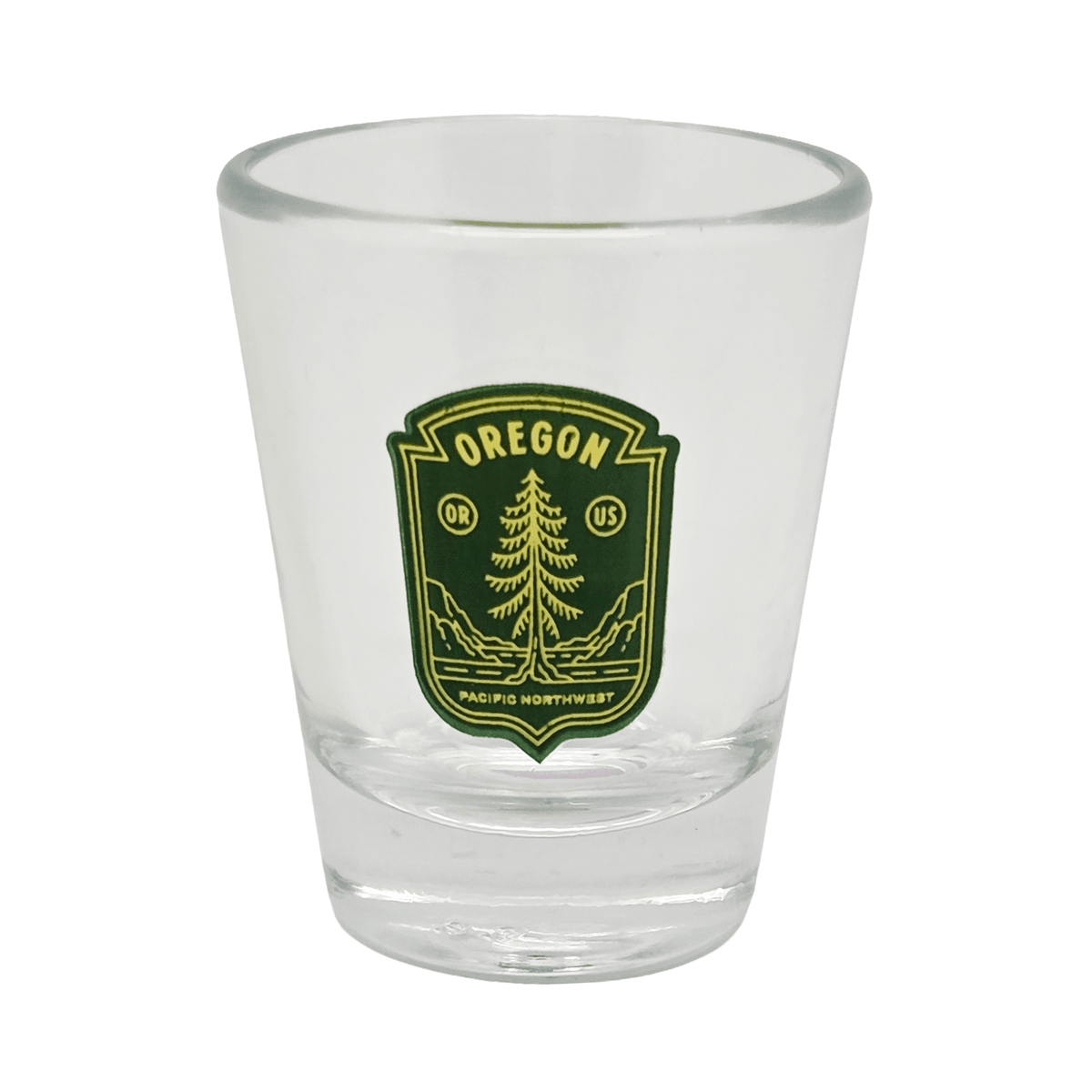 PNW Badge Shot Glass