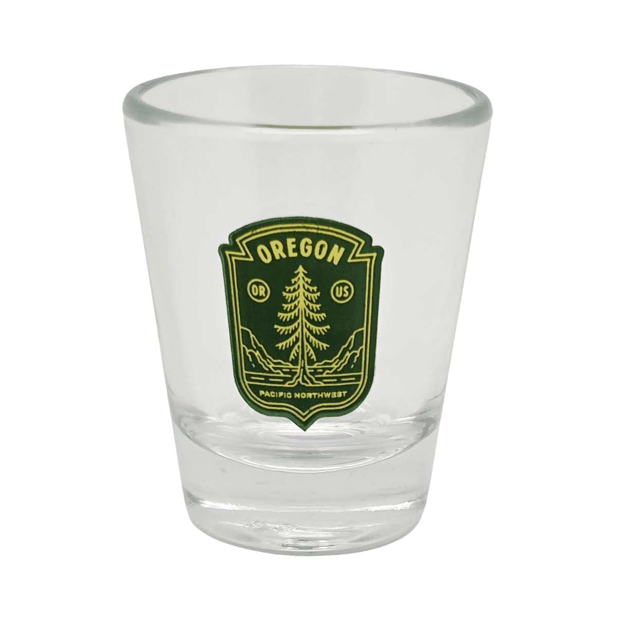 PNW Badge Shot Glass - Drinkware - Hello From Portland