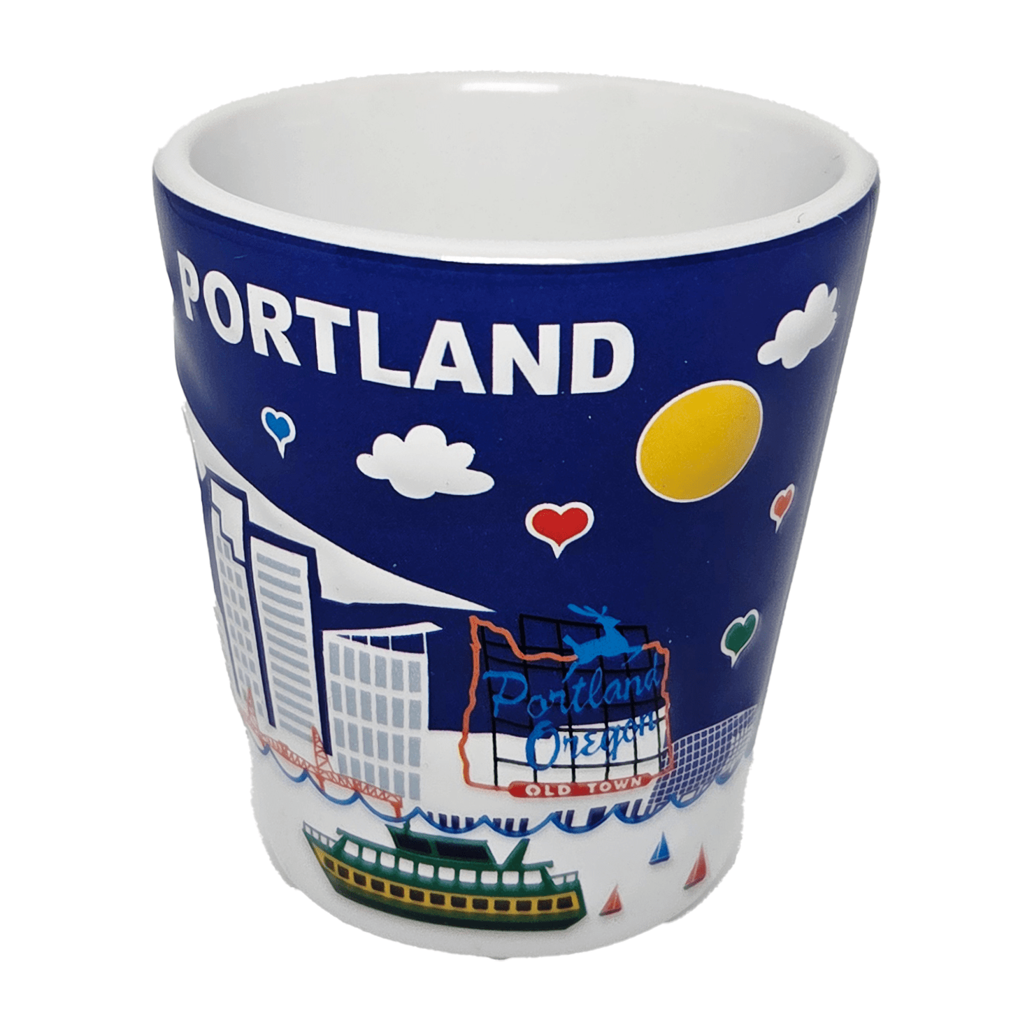 Portland 3D Shot Glass - Drinkware - Hello From Portland