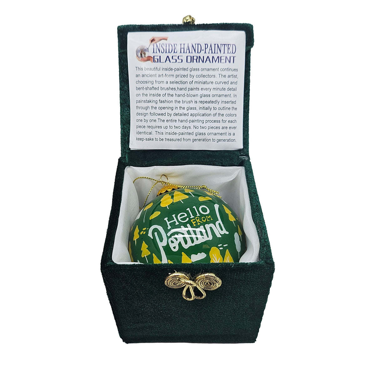 Portland Burst Hand Painted Ornament - Ornaments - Hello From Portland