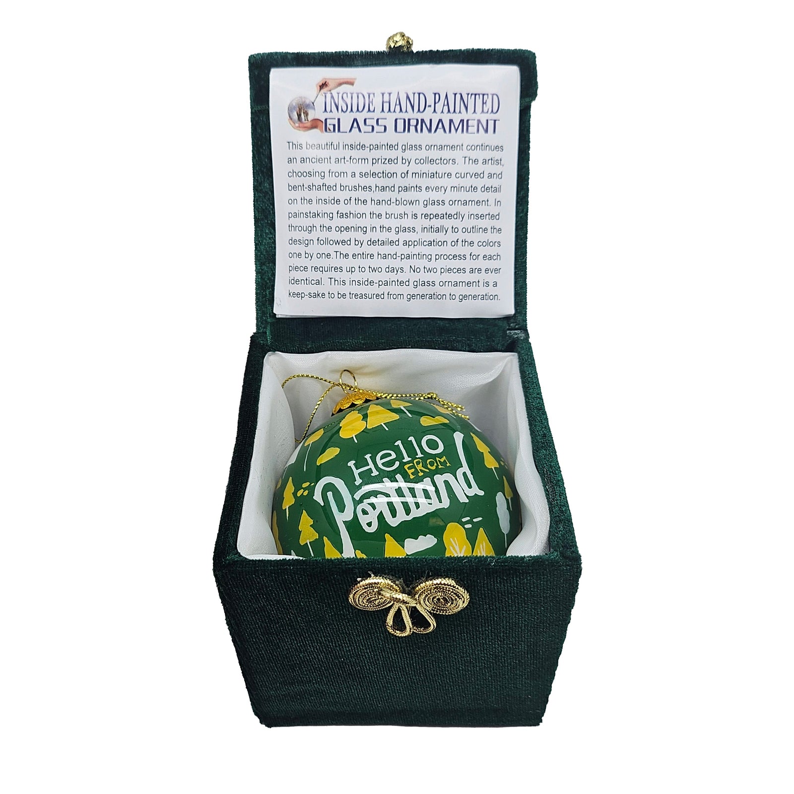 Portland Burst Hand Painted Ornament - Ornaments - Hello From Portland