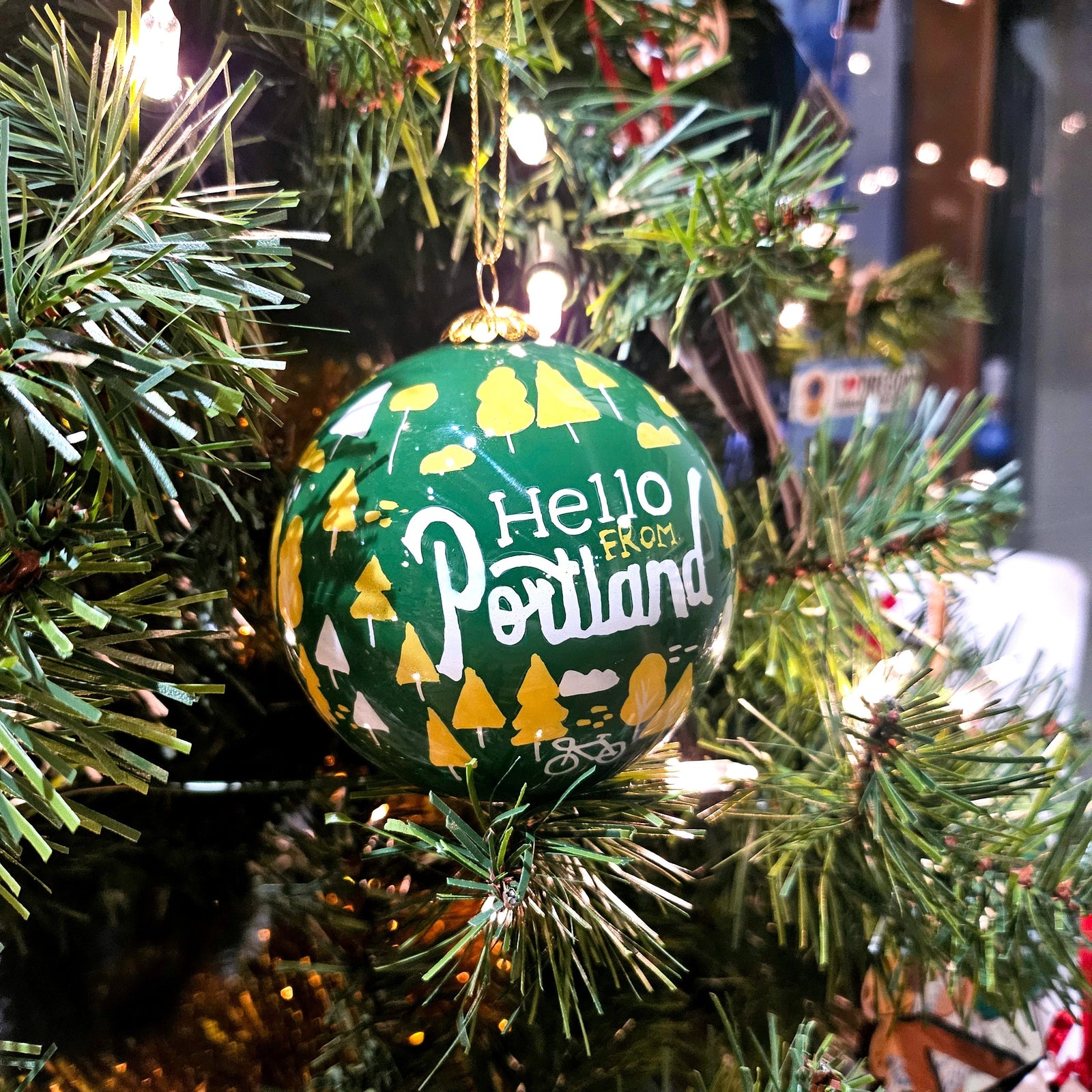 Portland Burst Hand Painted Ornament - Ornaments - Hello From Portland