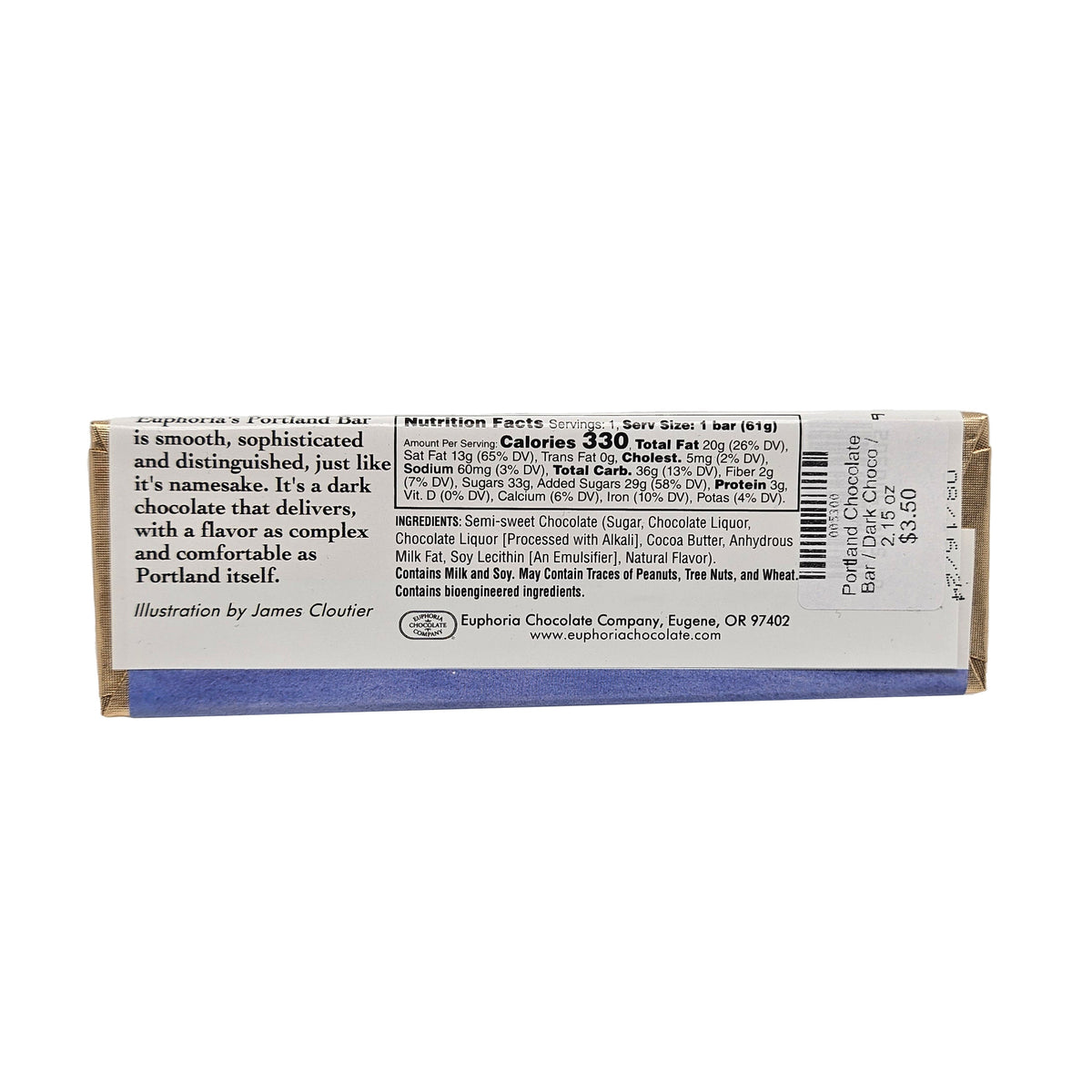 Portland Dark Chocolate Bar - Edibles - Hello From Portland