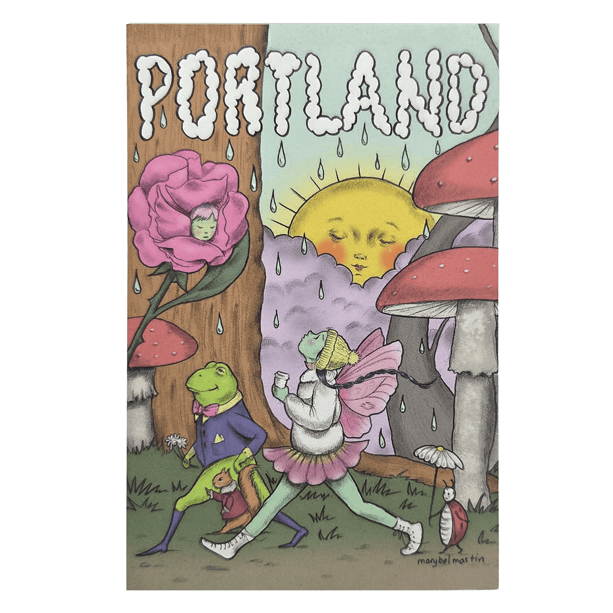 Portland Fairytale Postcard - Postcards - Hello From Portland