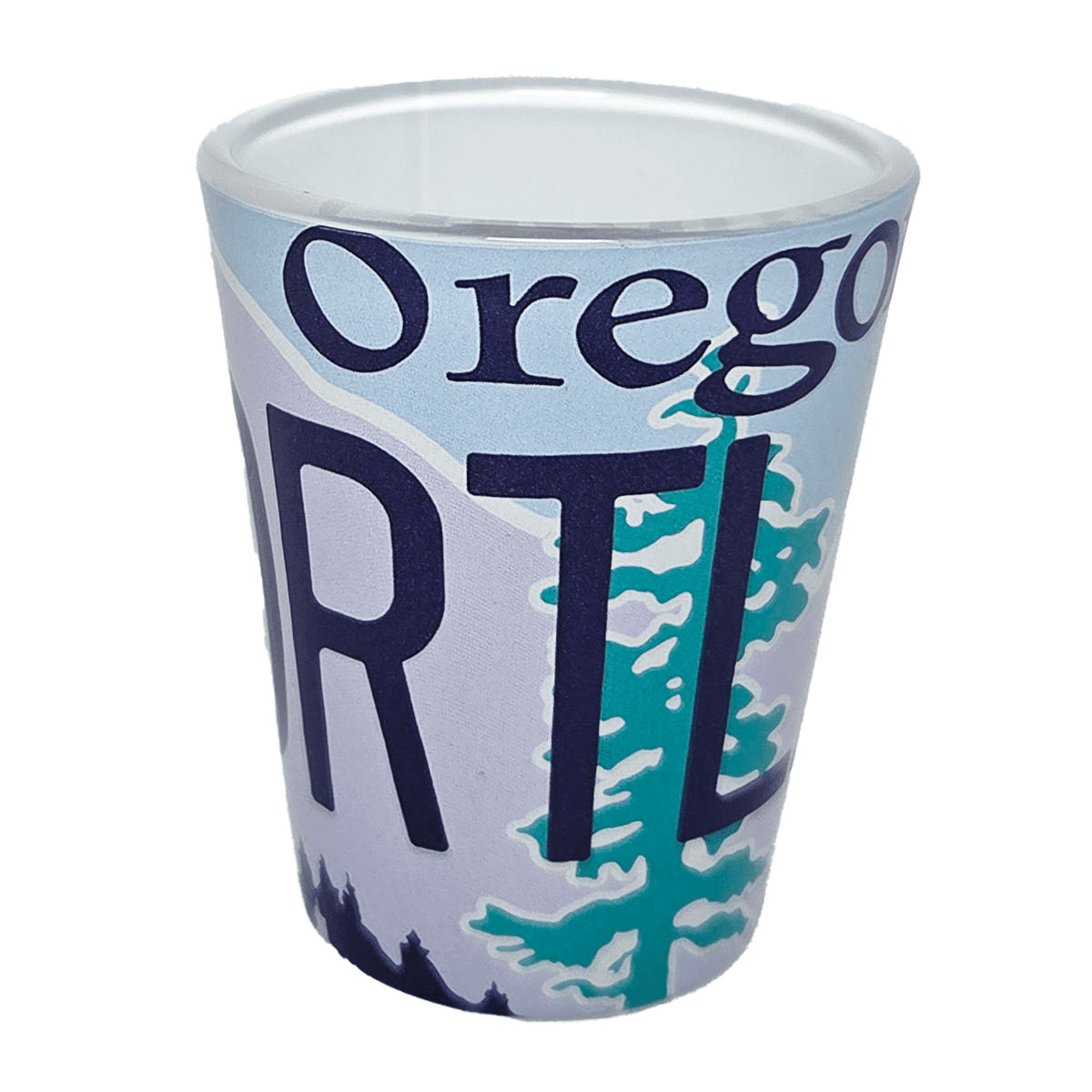 Portland License Plate Shot Glass - Drinkware - Hello From Portland