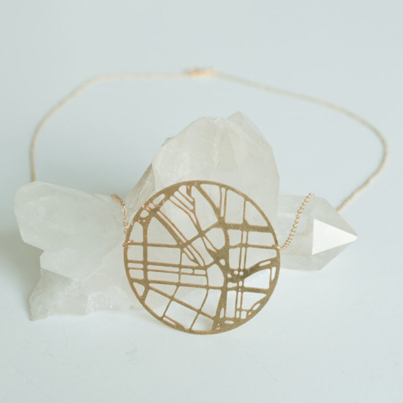 Portland Map Necklace - Jewelry - Hello From Portland