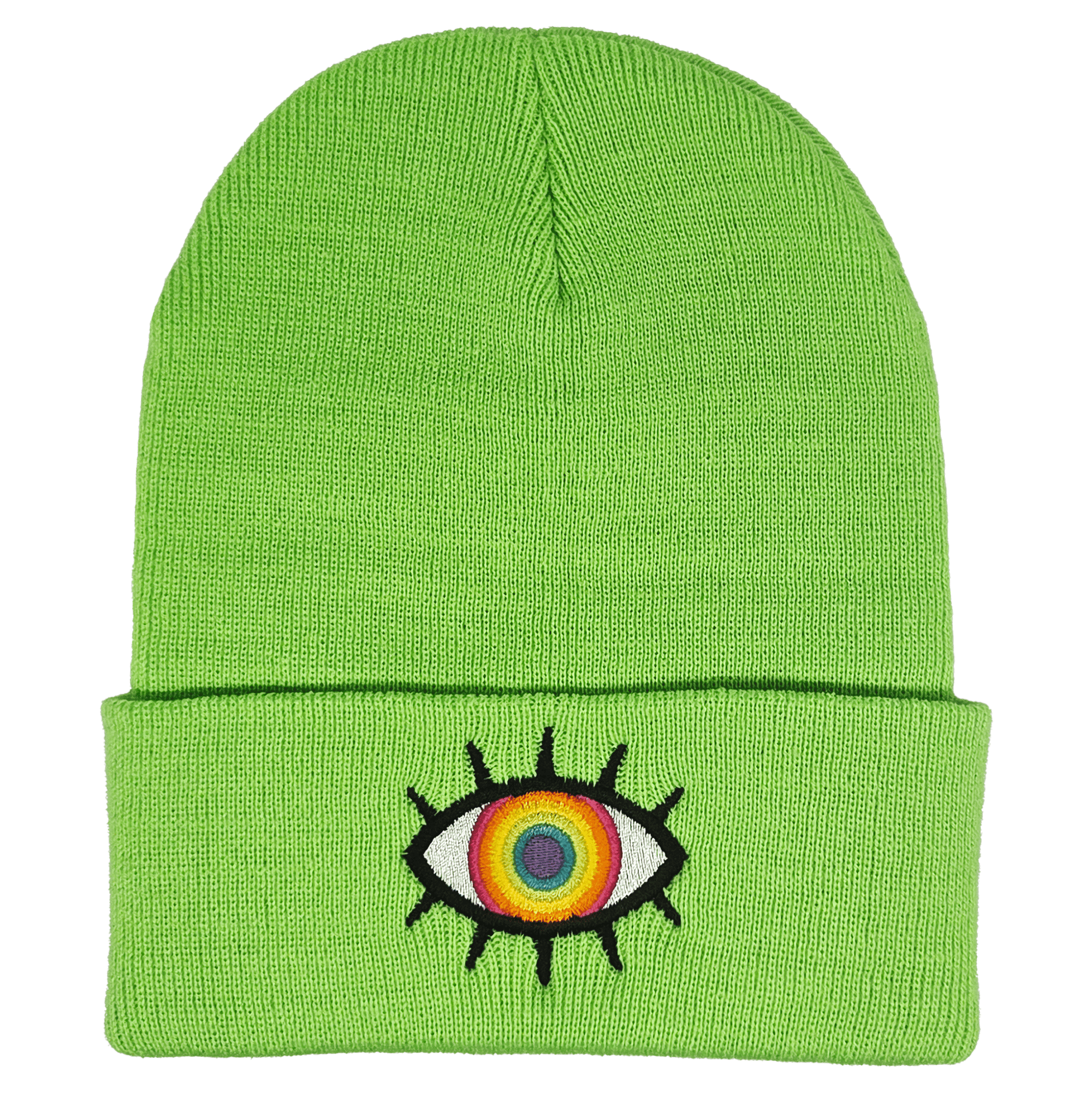 Rainbow Eye Beanie - Beanies - Hello From Portland