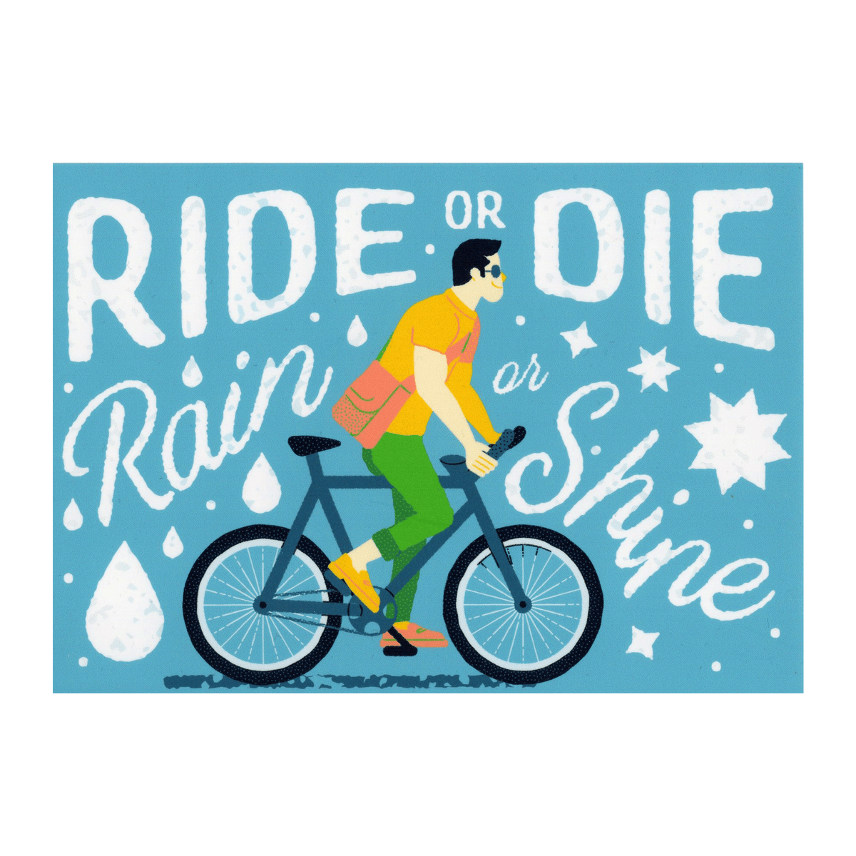 Ride or Die Bike Postcard - Postcards - Hello From Portland