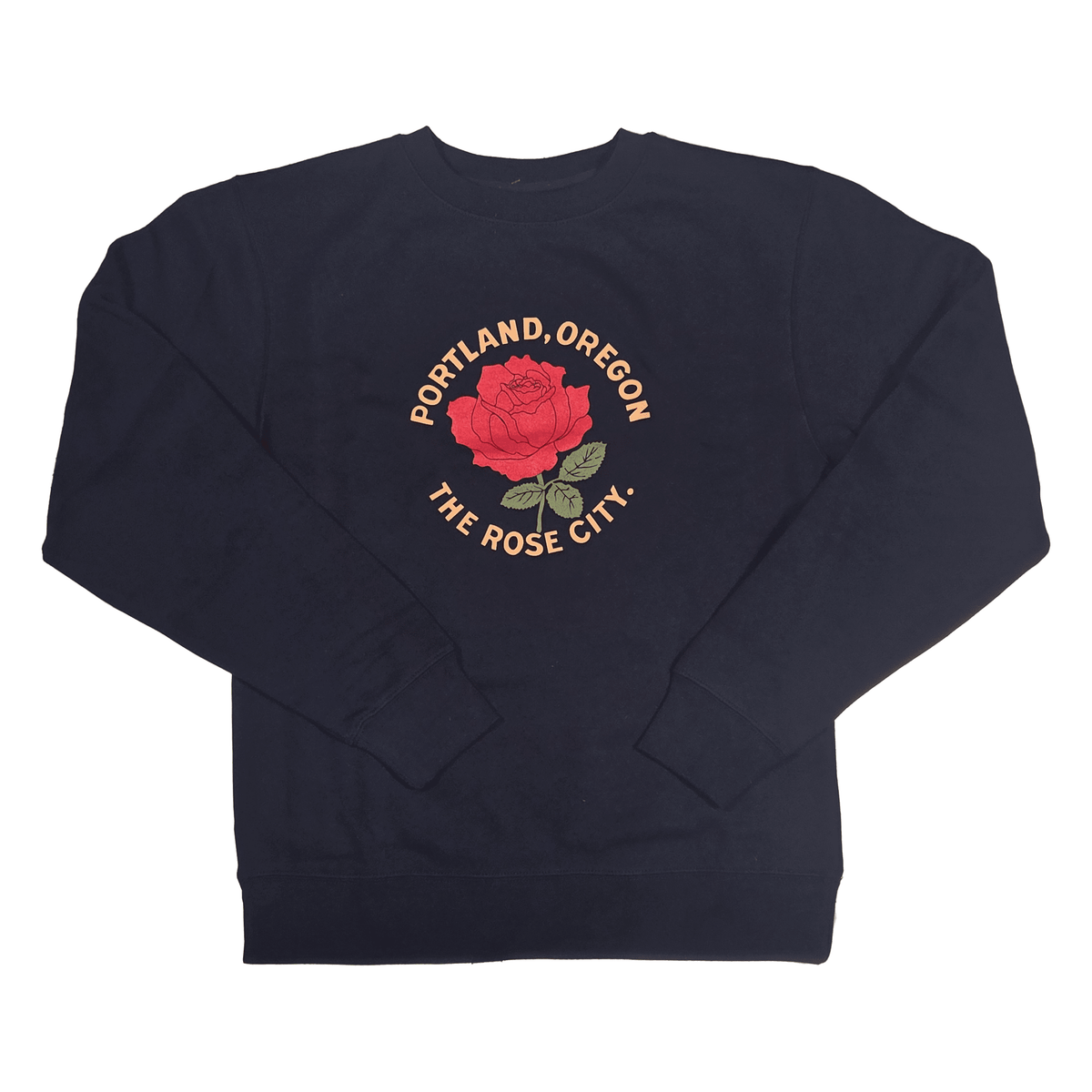Rose City Crewneck - Unisex Crewnecks - Hello From Portland