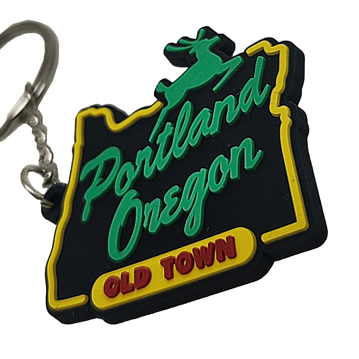 Stag Sign Keychain - Keychains - Hello From Portland