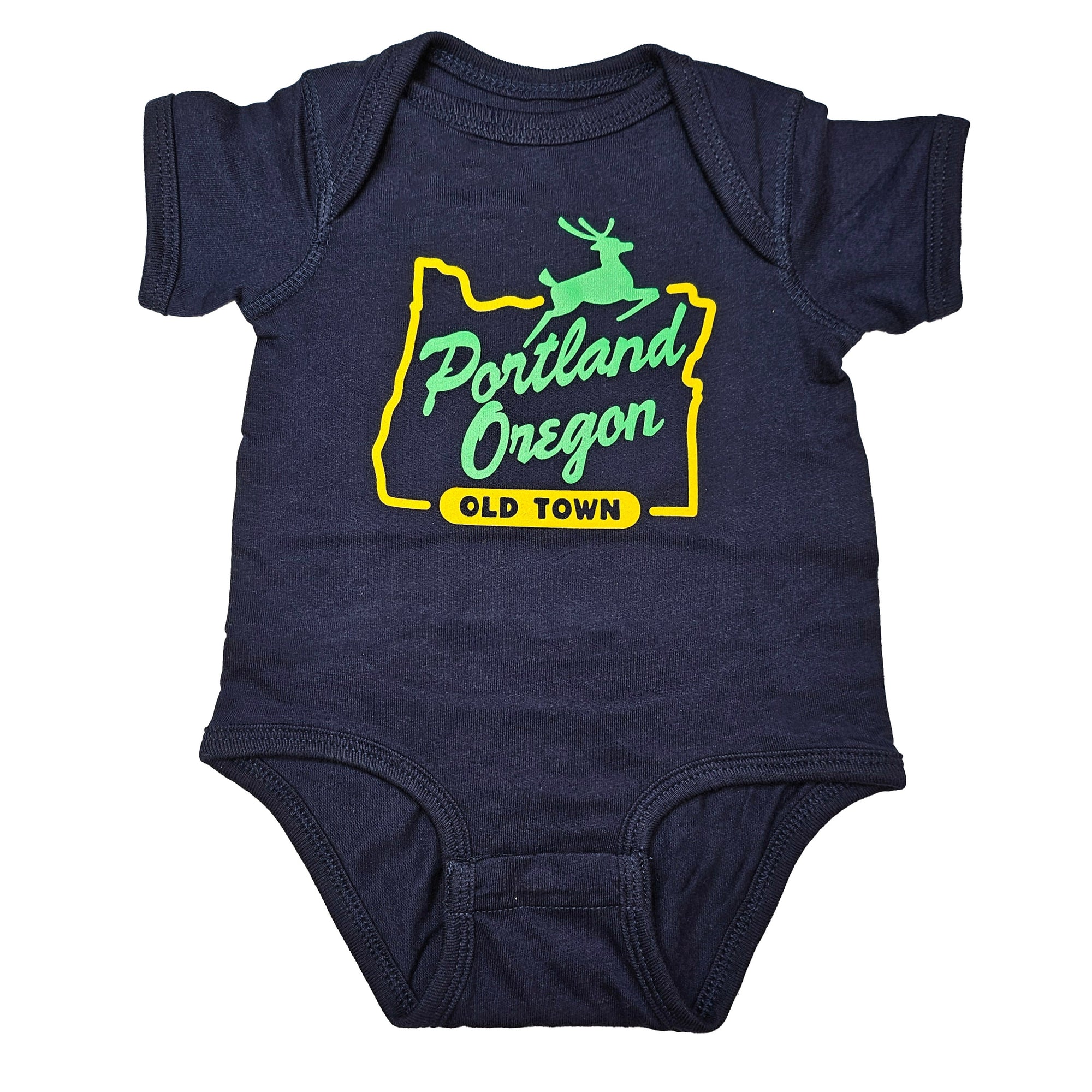 Stag Sign Onesies - Baby Onesies - Hello From Portland