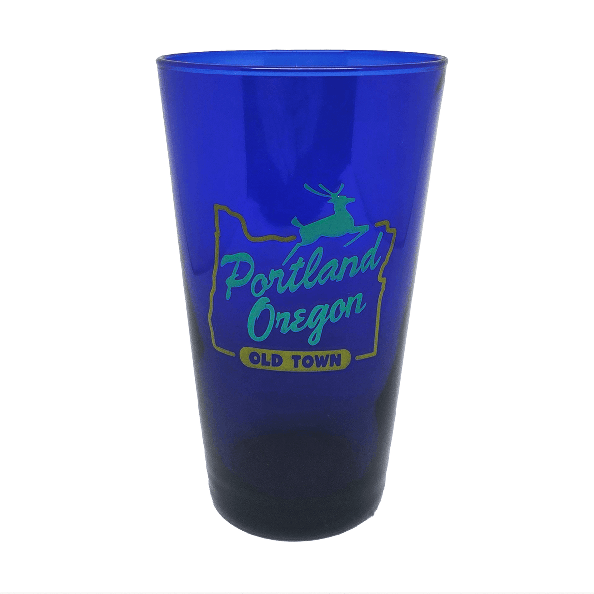 Stag Sign Pint Glass - Drinkware - Hello From Portland