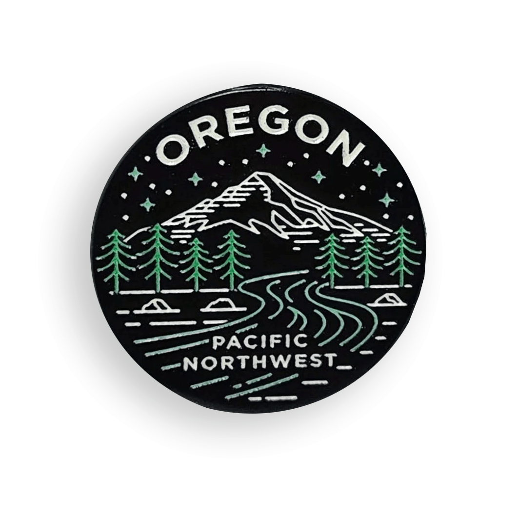 Starry Oregon Pin