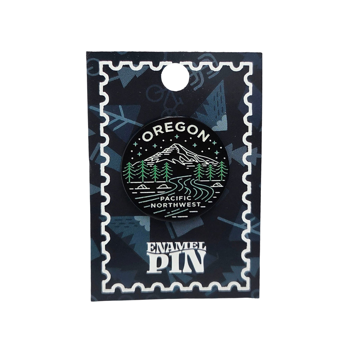 Starry Oregon Pin