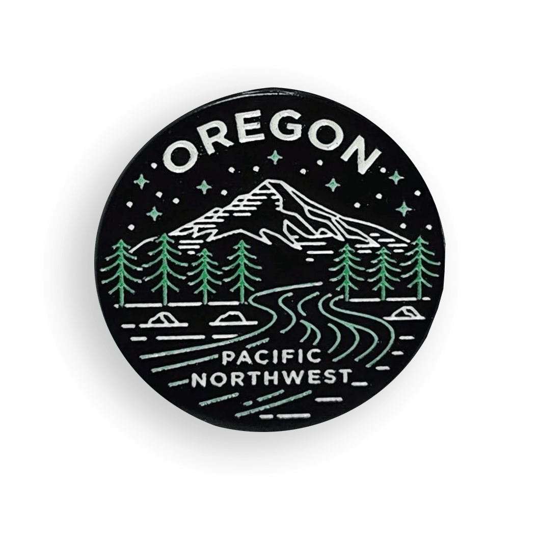 Starry Oregon Pin - Enamel Pins - Hello From Portland
