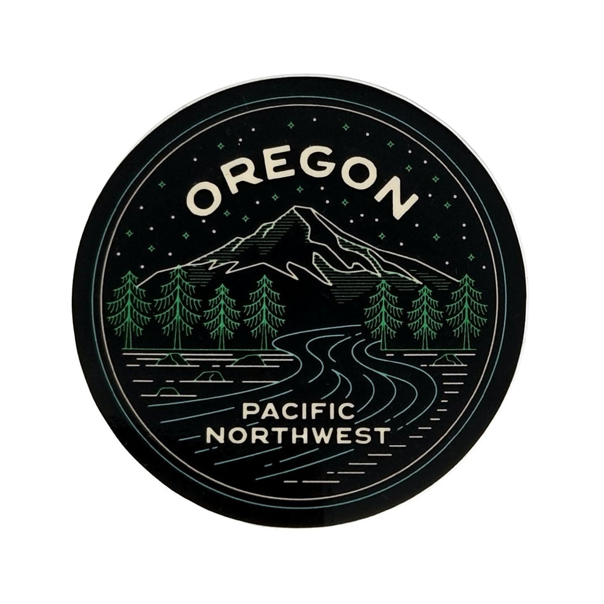 Starry Oregon Sticker - Stickers - Hello From Portland