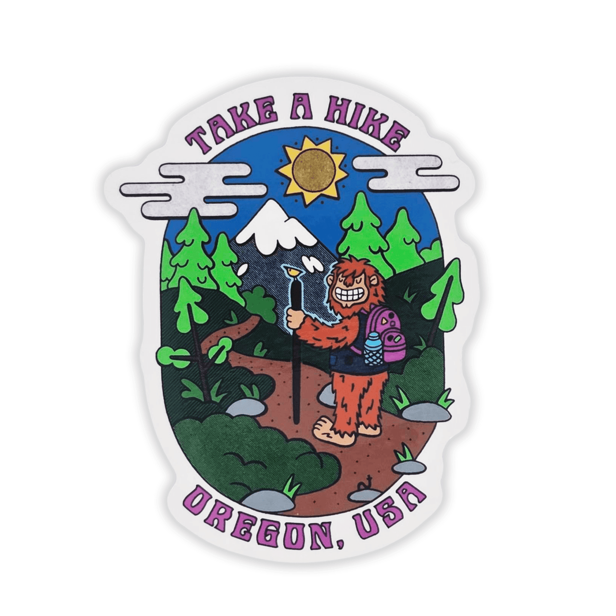 Take A Hike Sticker - Stickers - Hello From Portland