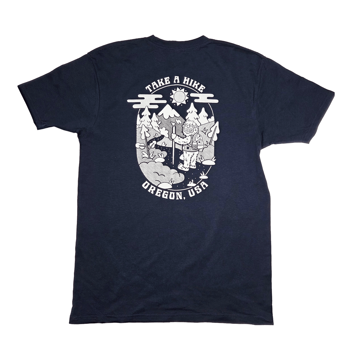 Take a Hike Tee | Navy - Unisex Tees - Hello From Portland