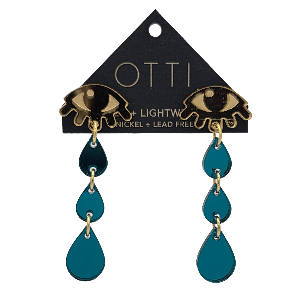 Teardrop Stud Earrings - Jewelry - Hello From Portland