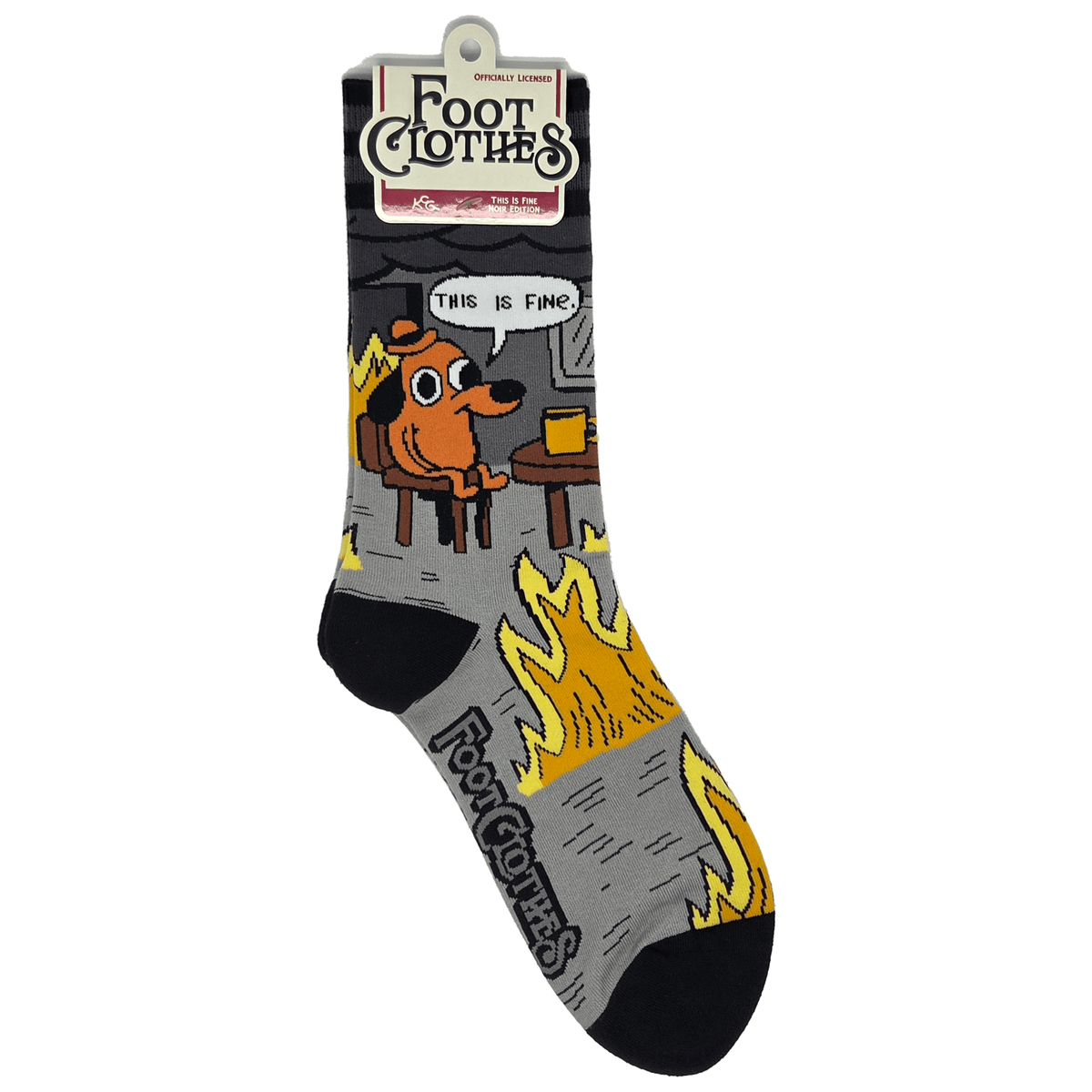 This Is Fine Socks - Socks - Hello From Portland
