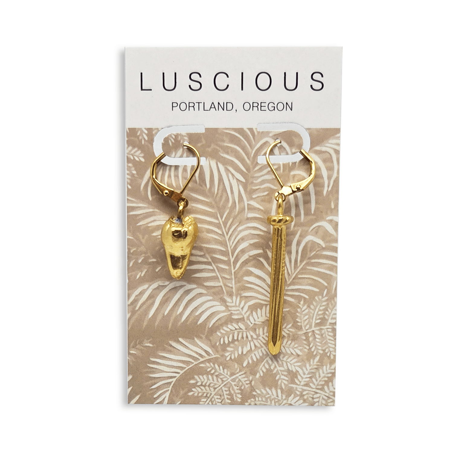 Tooth & Nail Earrings - Jewelry - Hello From Portland