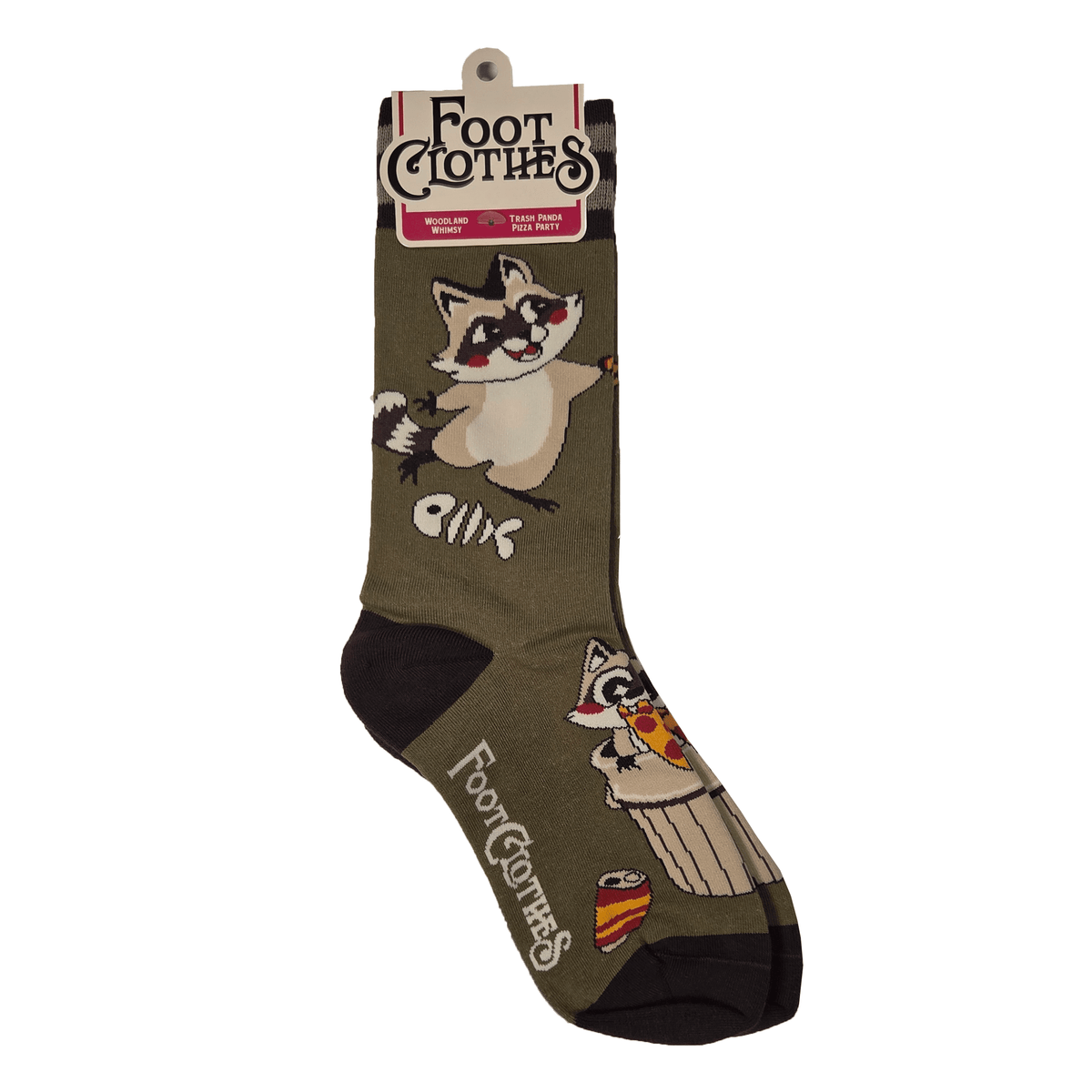 Trash Panda Pizza Party Socks - Socks - Hello From Portland