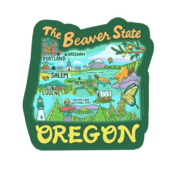 Turtle's Soup Oregon State Sticker - Stickers - Hello From Portland
