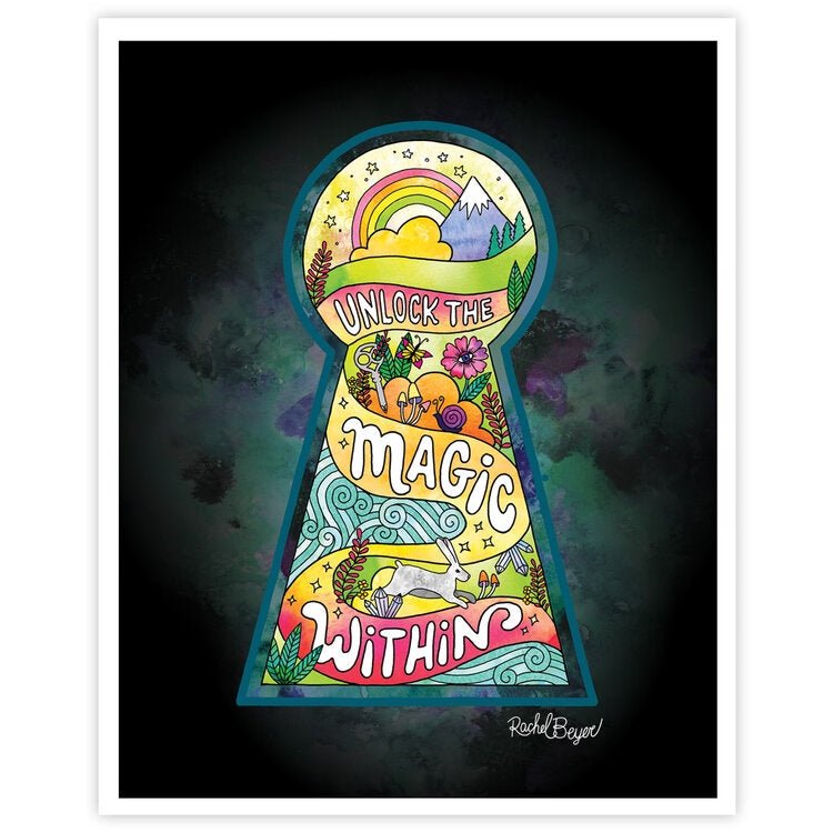 Unlock the Magic Within Print - Prints - Hello From Portland