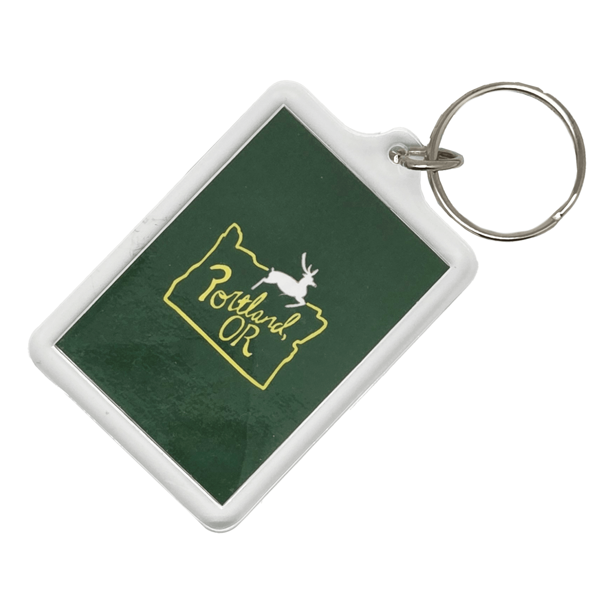 White Stag Keychain - Keychains - Hello From Portland