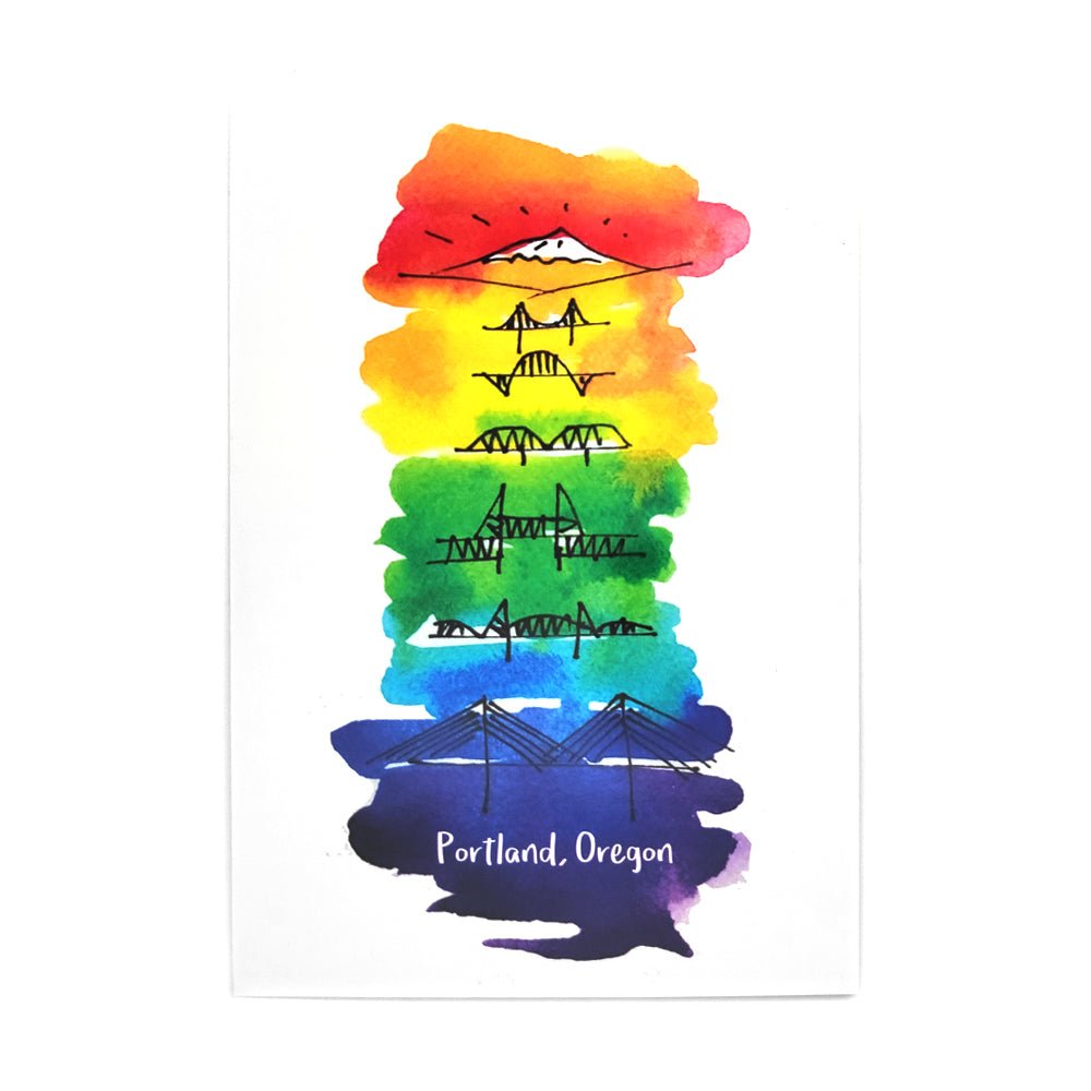 Bridges of Portland Postcard - Postcards - Hello From Portland