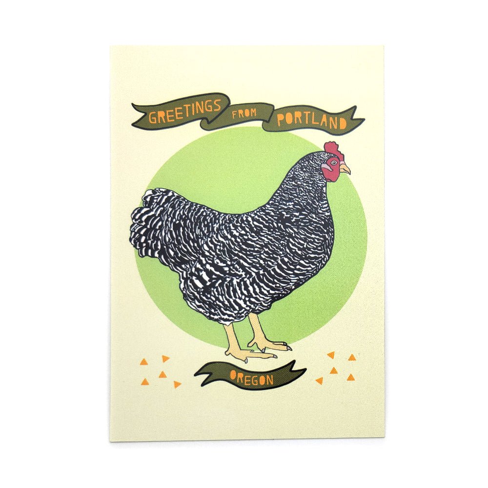 Chicken Postcard - Postcards - Hello From Portland