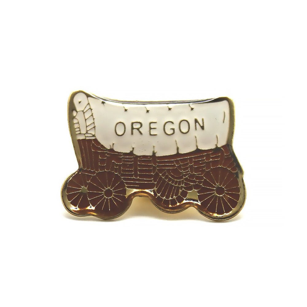Covered Wagon Pin - Enamel Pins - Hello From Portland