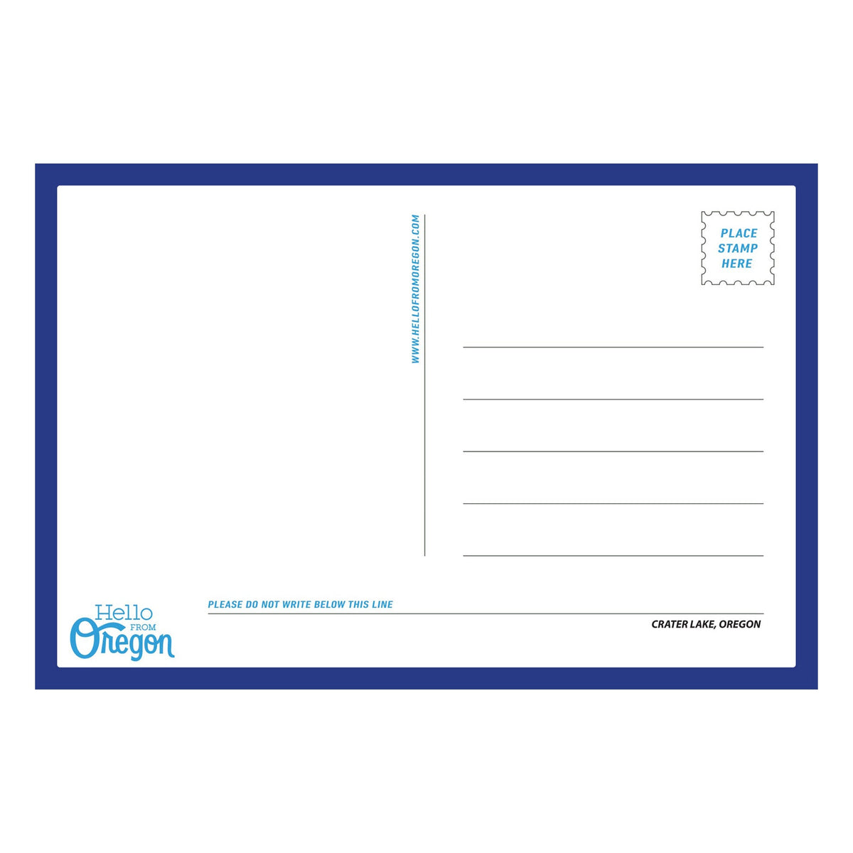 Crater Lake Clouds Postcard - Postcards - Hello From Portland