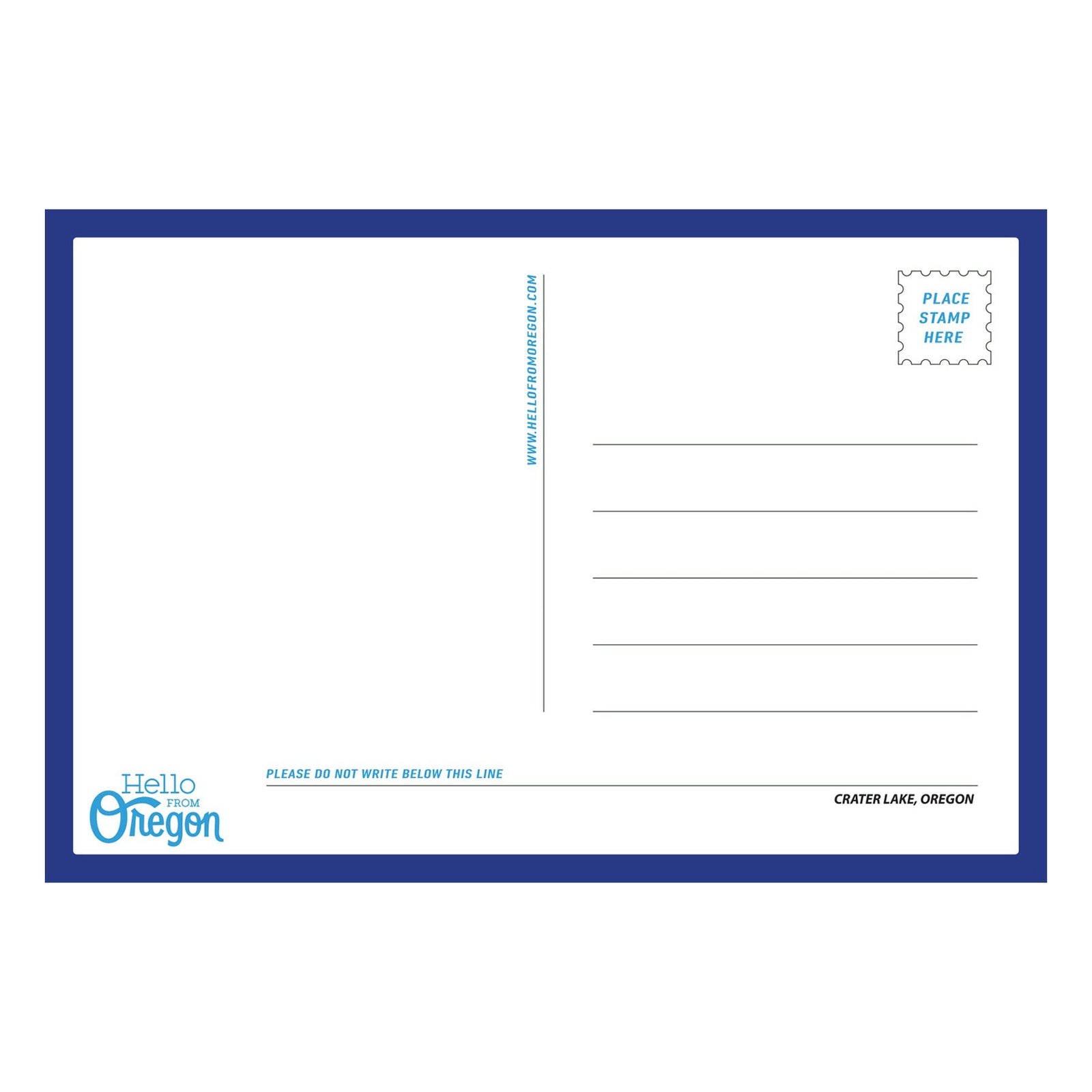 Crater Lake Clouds Postcard - Postcards - Hello From Portland