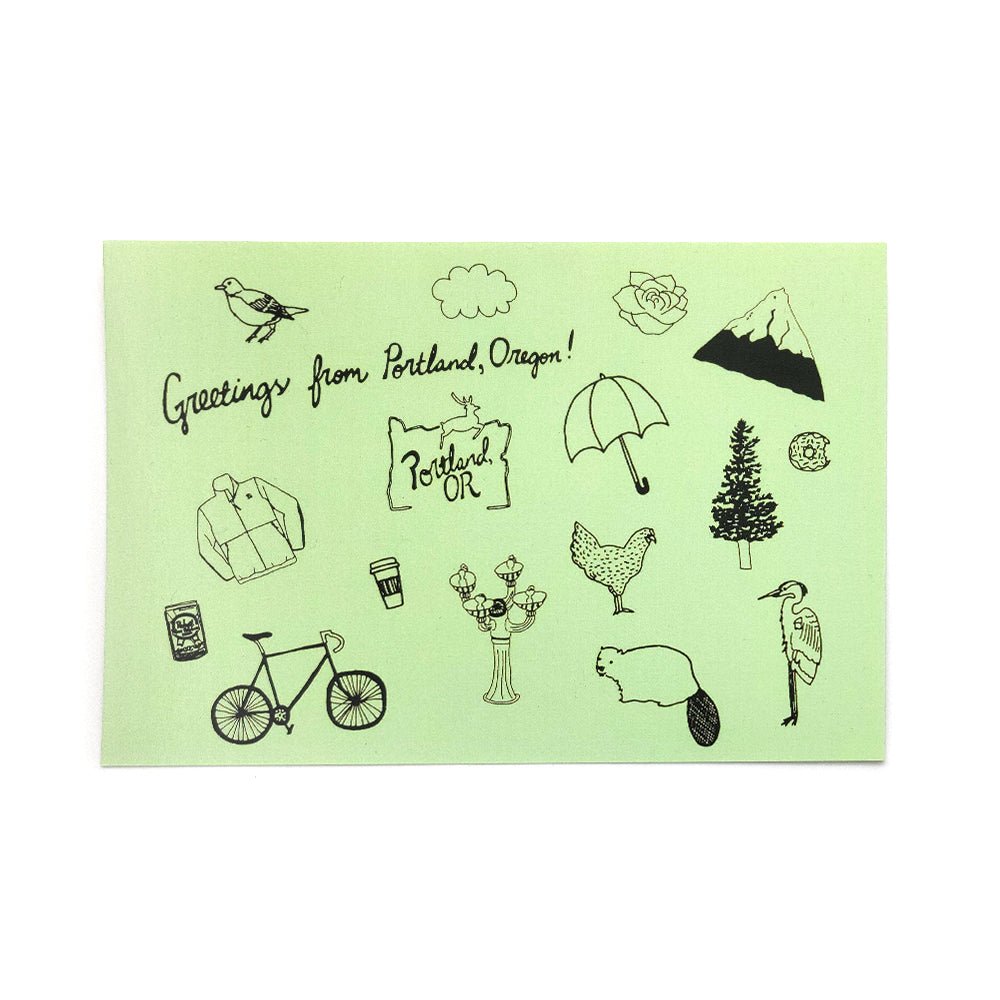 Greeting from Portland Oregon! Postcard - Postcards - Hello From Portland