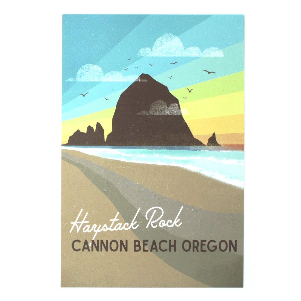 Haystack Rock Postcard - Postcards - Hello From Portland