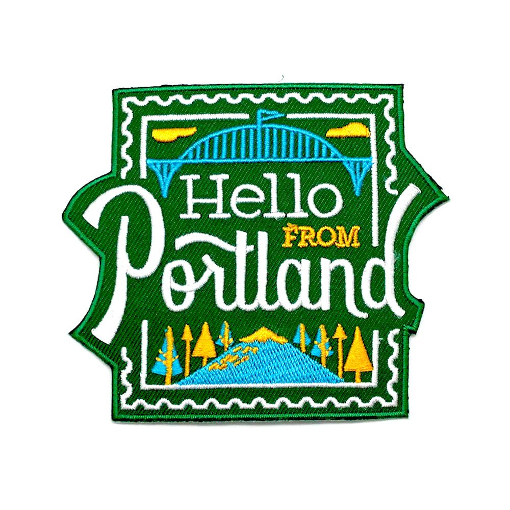Hello From Portland Stamp Patch - Patches - Hello From Portland