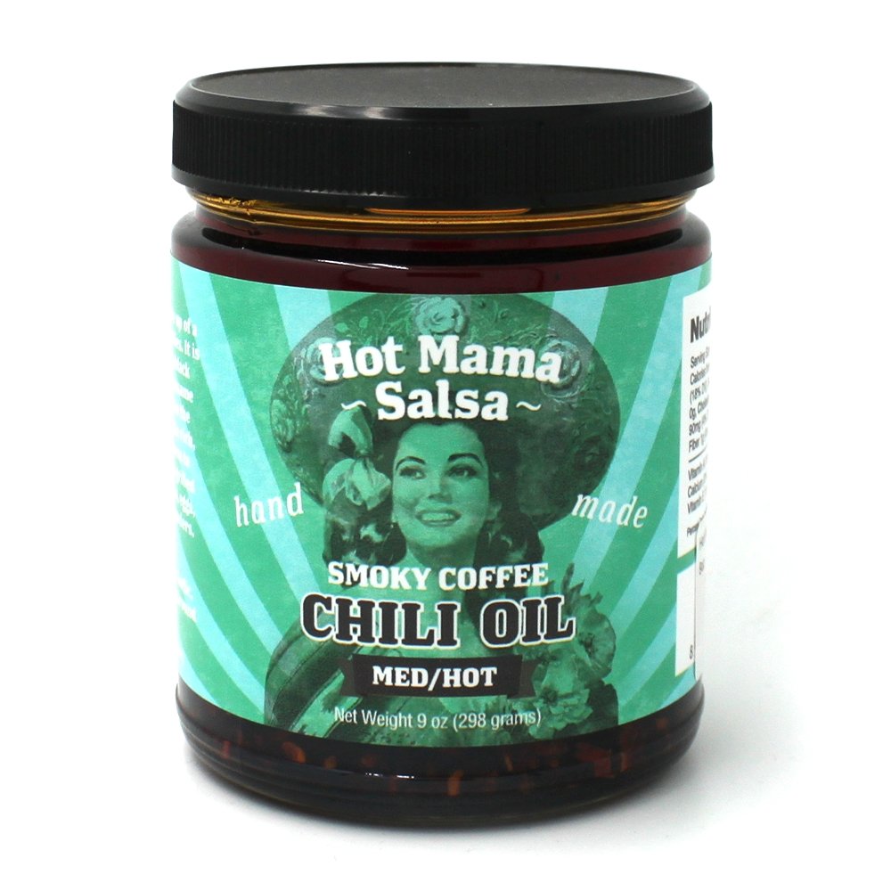 Hot Mama Salsa Chili Oil, Smoky Coffee - Hello From Portland