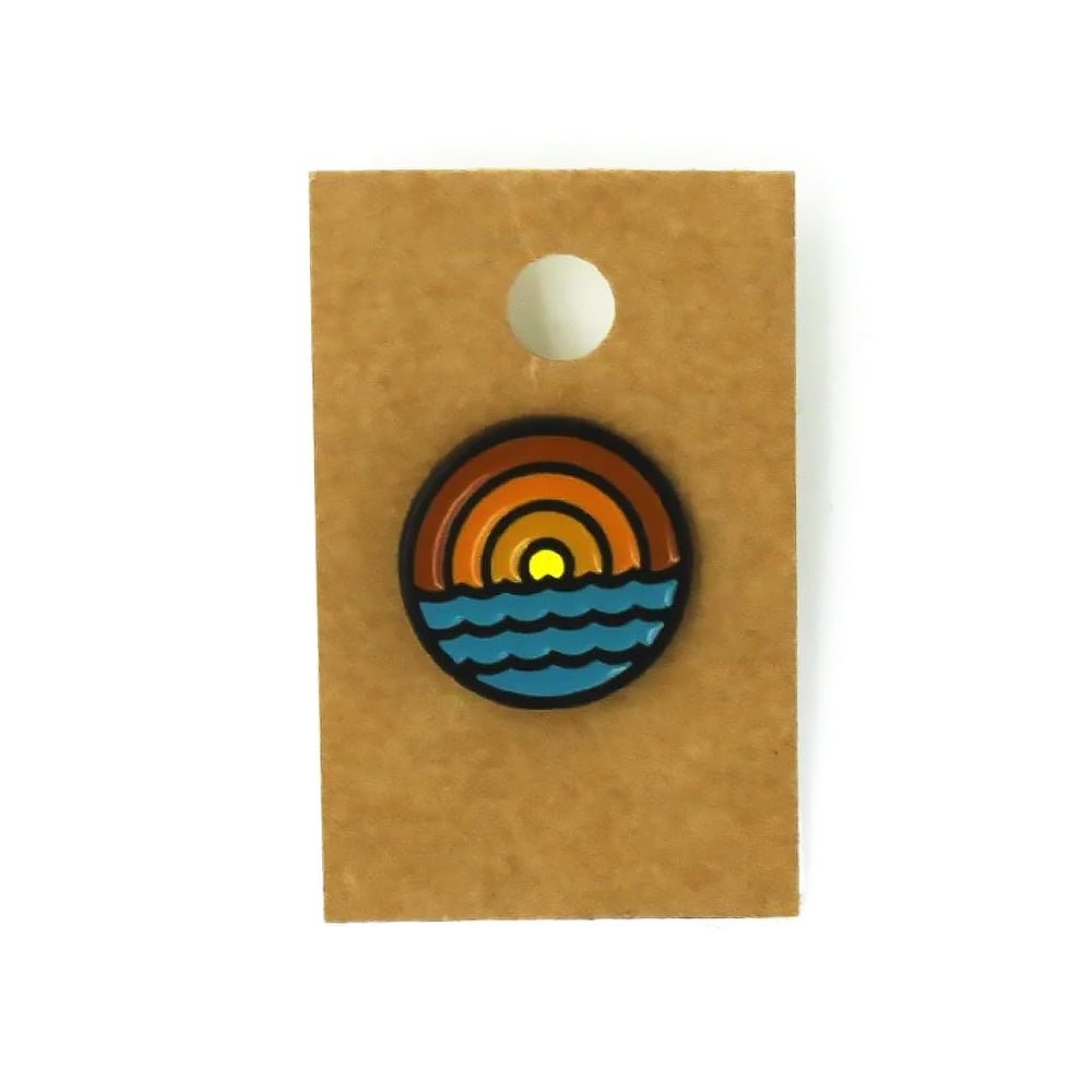 Inch Waves Enamel Pin - Enamel Pins - Hello From Portland