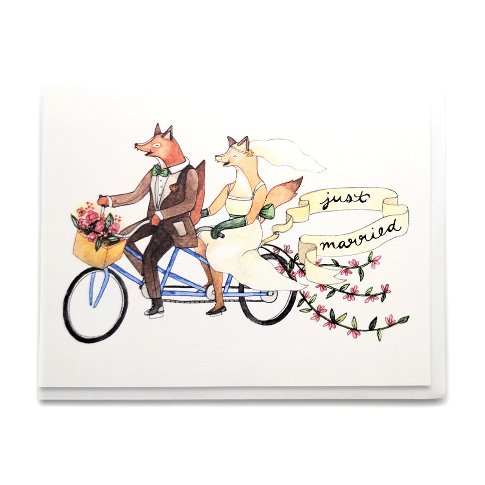 Just Married Card - Greeting Cards - Hello From Portland