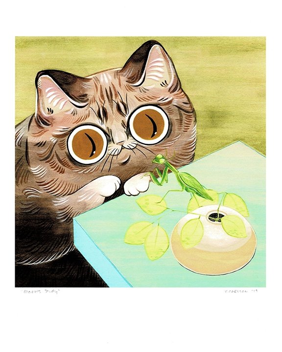 Mantis Study Print - Prints - Hello From Portland