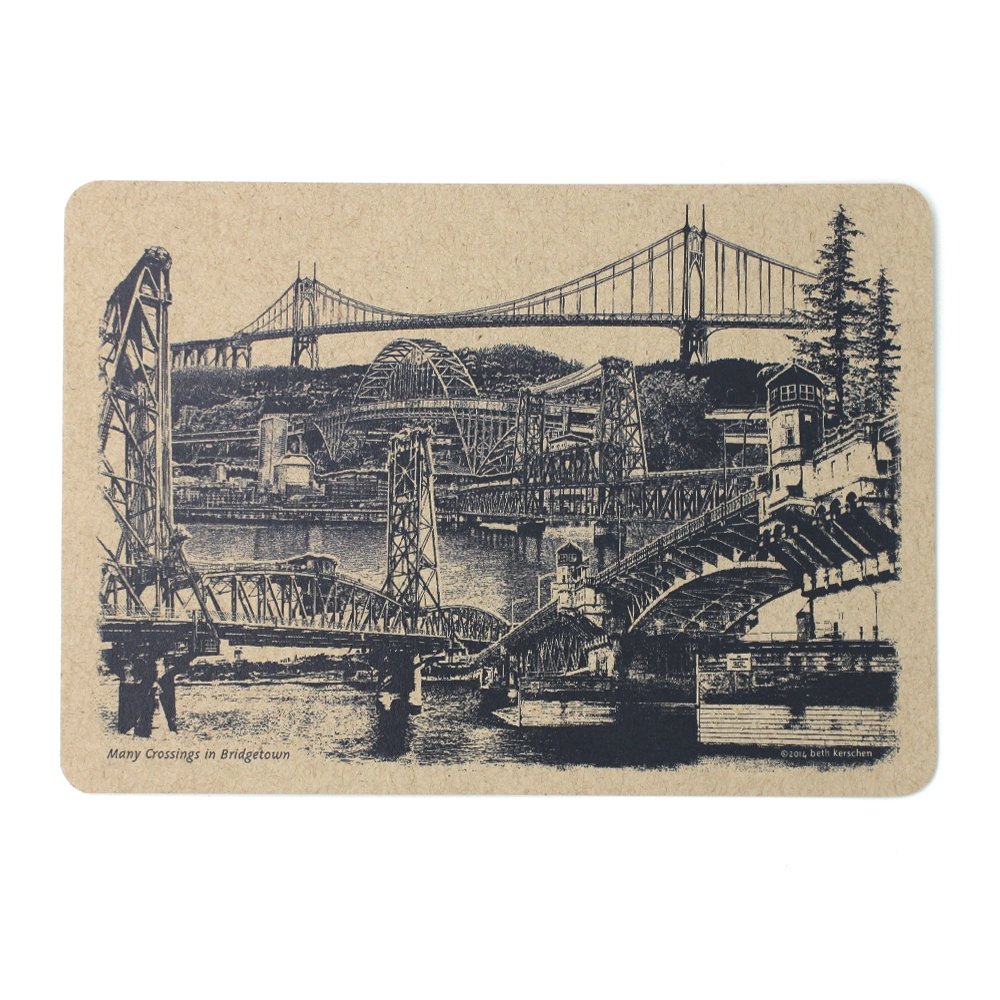 Many Cross Bridgetown Postcard - Postcard - Hello From Portland