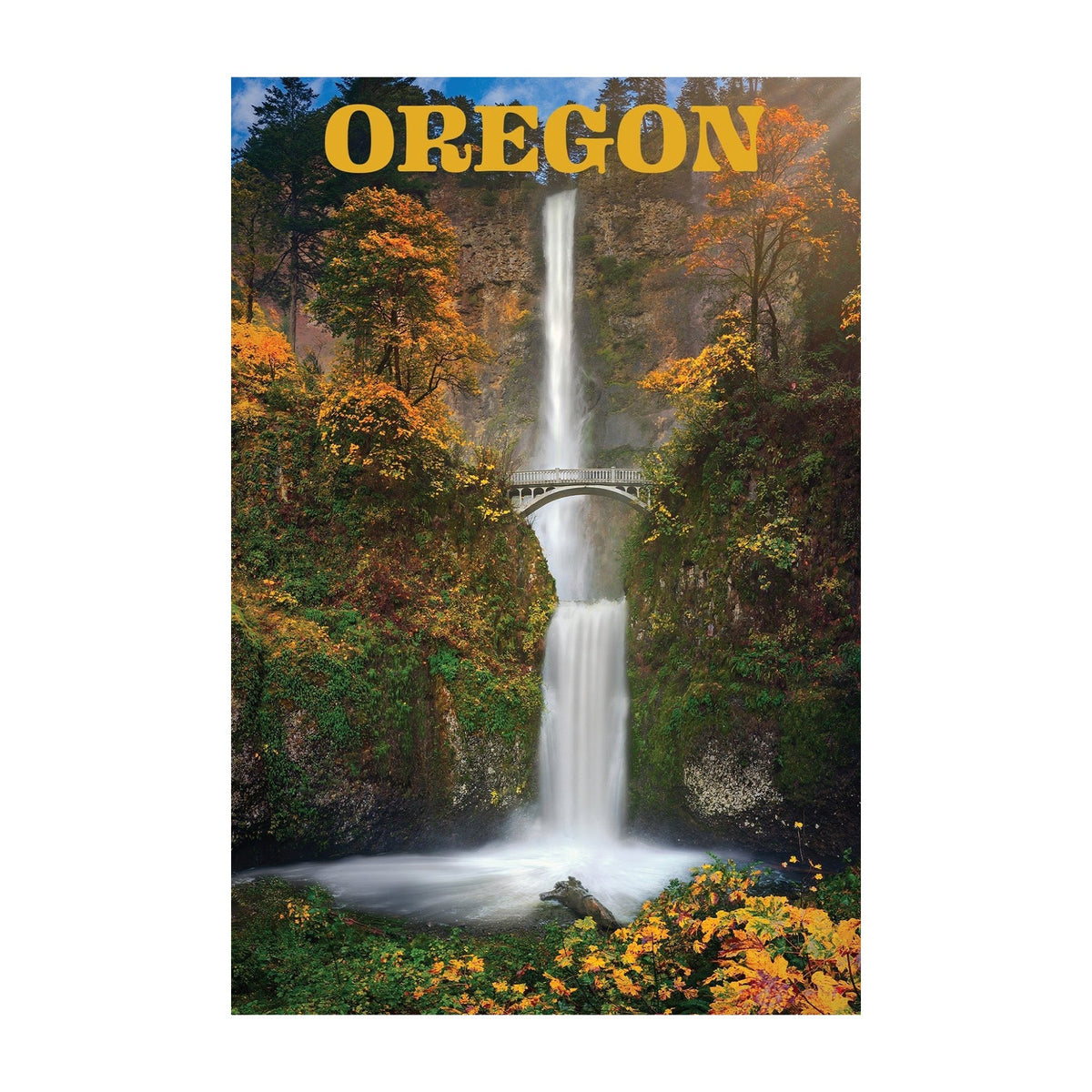 Multnomah Falls Postcard - Postcards - Hello From Portland