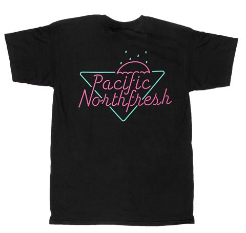 Neon Rain Tee - Hello From Portland