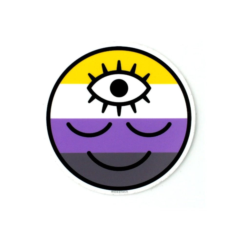 Nonbinary Flag Pride Sticker - Stickers - Hello From Portland